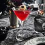 Etched Skull Double Old-Fashioned Glasses, Set of 4