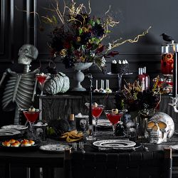 Spooky Soir&#233;e Salad Plates, Set of 4
