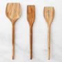 Williams Sonoma Olivewood Specialty Spoons Set of 3