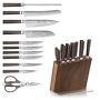 Cangshan Maya Knife Block, Set of 12