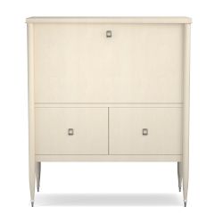 Lacourte Ivory 45&quot; Upright Desk