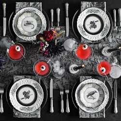 Spooky Soir&#233;e Appetizer Plates, Set of 4