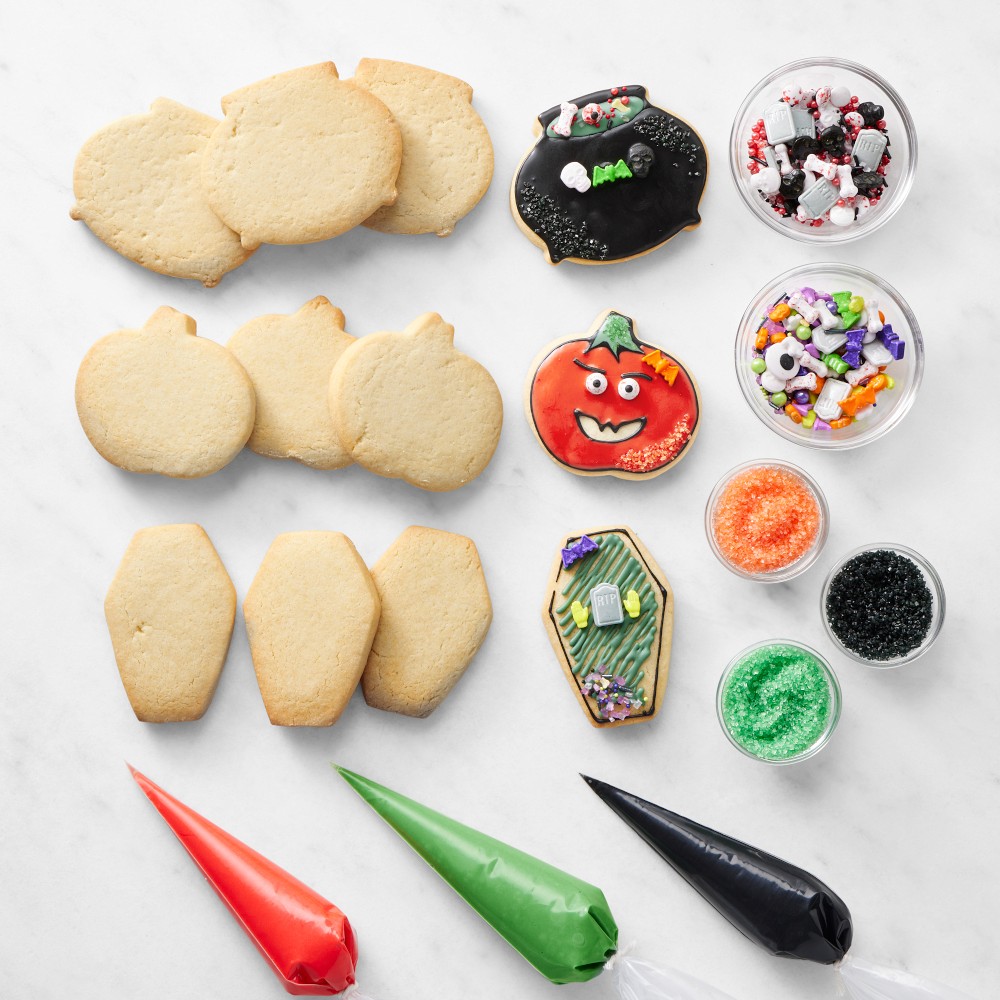 Halloween Cookie Decorating Kit, Set of 12, Immediate Delivery