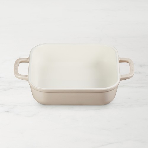 Le Creuset San Francisco Stoneware Square Baking Dish, Brioche