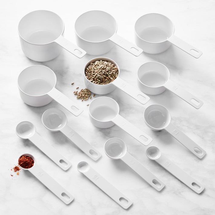 Williams Sonoma Round Melamine Measuring Cups & Spoons