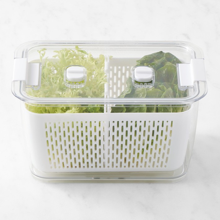 Hold Everything Fruit and Veggie Fridge Colander Storage Container