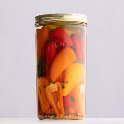 Kilner Wide Mouth Canning Jar, 34 oz, Set of 6