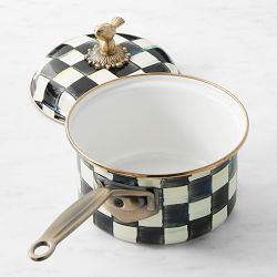 MacKenzie-Childs Courtly Check Saucepan