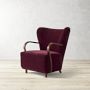 Corban Bentwood Upholstered Occasional Chair