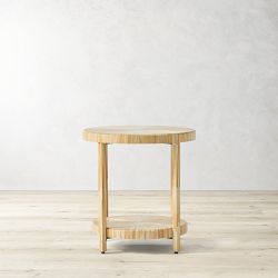 Straw Marquetry Nesting Tables (16&quot;-21&quot;)