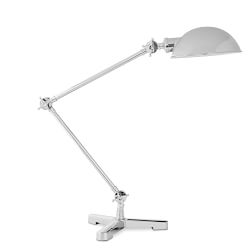 Sullivan Task Table Lamp, Polished Nickel