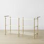 Beckett Double Bar Cart (67&quot;)