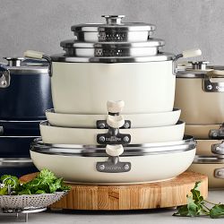 GreenPan&#8482; Space Saving Stack Ceramic Nonstick 11-Piece Cookware Set