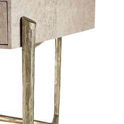 Jonathan Charles Surge Madrona Burlwood Desk (73&quot;)