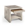 Jonathan Charles Surge Madrona Burlwood End Table (28.5&quot;)