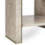 Jonathan Charles Surge Madrona Burlwood End Table (28.5&quot;)