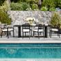 Ojai Outdoor Metal Dining Arm Chair