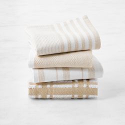 Williams Sonoma Super Absorbent Multi-Pack Dishcloths, Set of 4