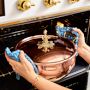 Ruffoni Historia Disney&#169; Hammered Copper Braiser with Donald Duck Knob, 6-Qt.