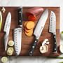 Global Classic Hollow-Ground Santoku Knife, 5&quot;