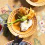 Harvest Floral Stripe Tablecloth