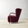 Corban Bentwood Upholstered Occasional Chair