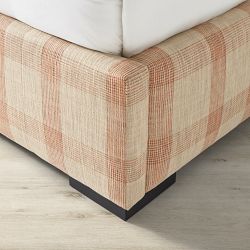 Irving Nontufted Upholstered Bed &amp; Headboard with Welt