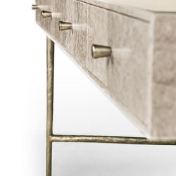 Jonathan Charles Surge Madrona Burlwood Desk (73&quot;)