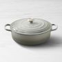 Le Creuset Signature Enameled Cast Iron Round Wide Dutch Oven, 6 3/4-Qt.