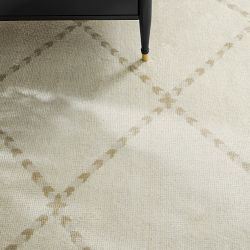 Moroccan Diamond Hand Knotted Rug