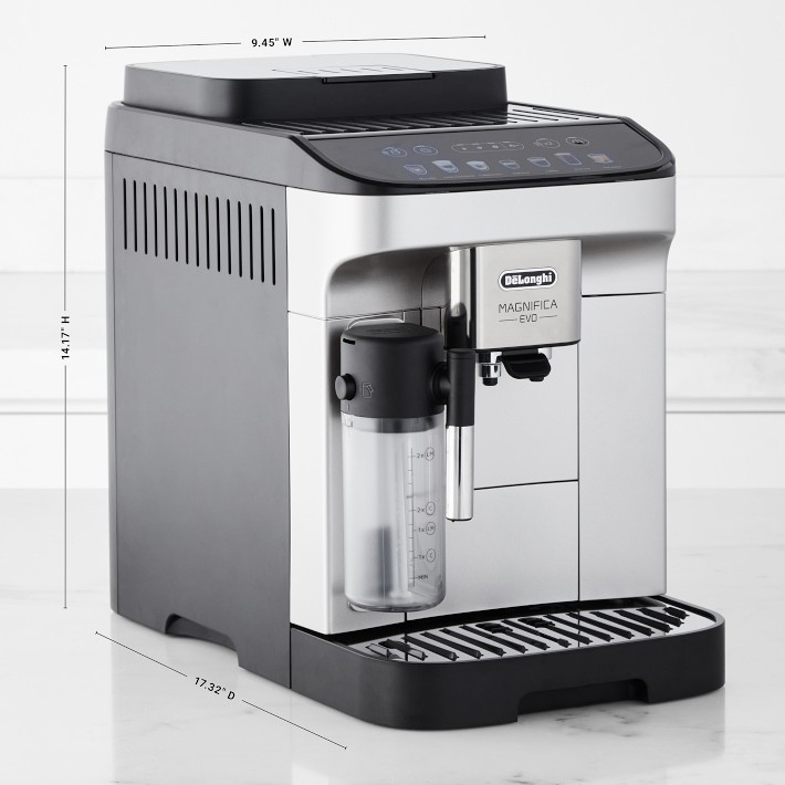 DeLonghi Magnifica Evo Fully Automatic Espresso Machine with DeLonghi Magnifica Evo Fully Automatic Espresso Machine with