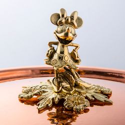 Ruffoni Historia Disney&#169; Hammered Copper Chef Pan with Minnie Knob, 4-Qt.