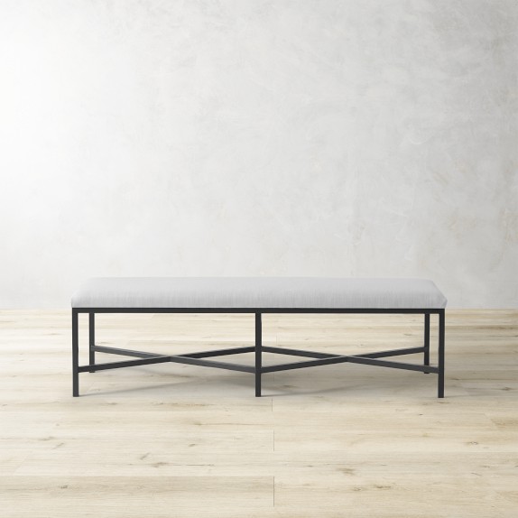 Navarro Upholstered Bench (64"-94")