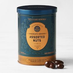 Williams Sonoma Signature Tin, Chocolate Covered Assorted Nuts