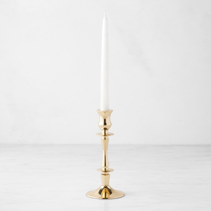 Heirloom Gold Taper Holders - Short