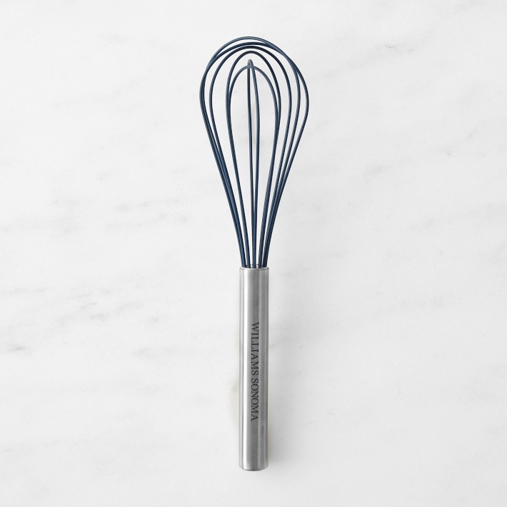 Williams Sonoma Blue Stainless Steel Silicone Whisk