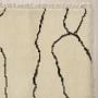 Mountain Fog Hand Knotted Rug Swatch, 18" X 18", Charcoal