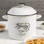 Le Creuset Enameled-Steel Crawfish Stock Pot, 10-Qt.