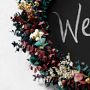 Chalkboard Live Wreath, 30&quot;