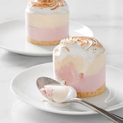 Baked Alaska Mini Ice Cream Cakes, Set of 12