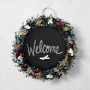 Chalkboard Live Wreath, 30"