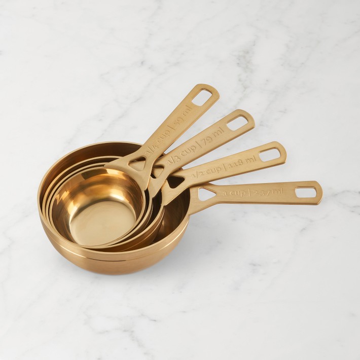 Le Creuset Measuring Cups, Set of 4, Gold