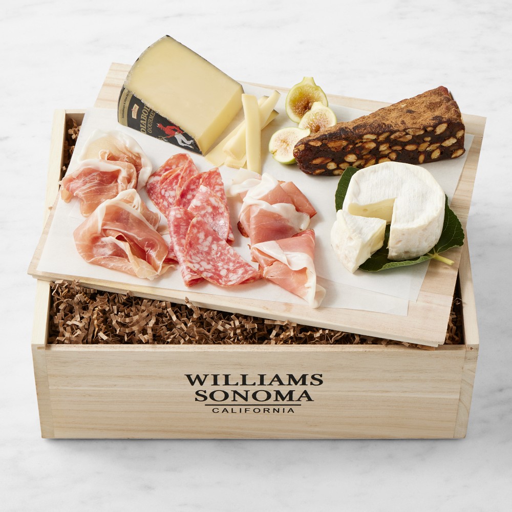 Williams Sonoma European Cheese & Charcuterie Gift Crate