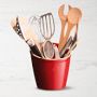 Emile Henry French Ceramic Utensil Pot, Red