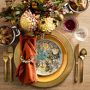 Gold Crown Napkin Rings, Set of 4