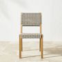 Larnaca Outdoor Natural Teak x All-Weather Weave Dining Side Chair