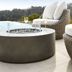 San Clemente Outdoor Grey Curved Swivel Chair