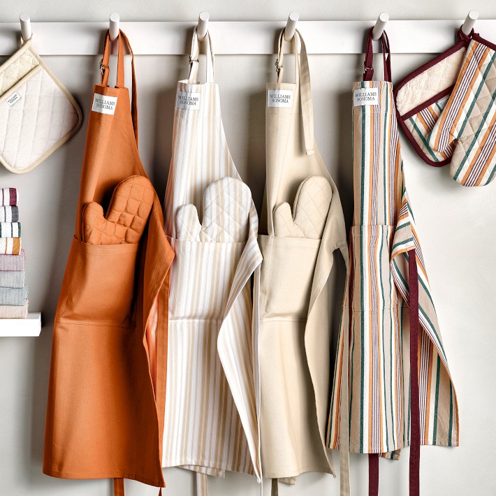 Williams Sonoma Striped Personalized Apron | Williams Sonoma