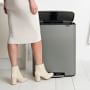 Brabantia Bo Step On Trash Can, 16 Gallon 