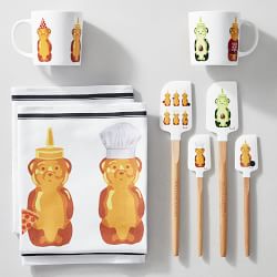 fnnch Avocado Bear Wood Spatula, Medium